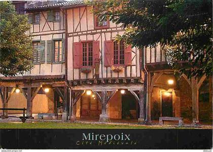 Carte Postale - 09 - Mirepoix - Maisons à pans de bois dans la Cité Médiévale de Mirepoix - CPM - Voir Scans Recto-Verso