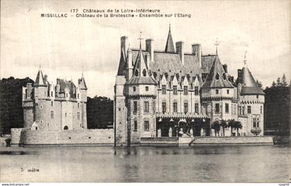 CPA Chateaux de la Loire Inferieure Missillac Chateau de la Bretesche Ensemble sur l Etang