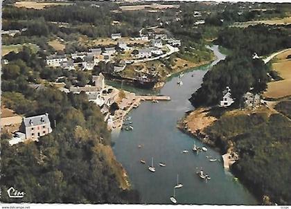 CPM Moëlan-sur-Mer vue aérienne Le Port de Brigneau