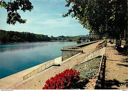 Carte Postale - 82 - Moissac - Les promenades - Flamme Postale de Moissac - CPM - Voir Scans Recto-Verso - Poscard - Car