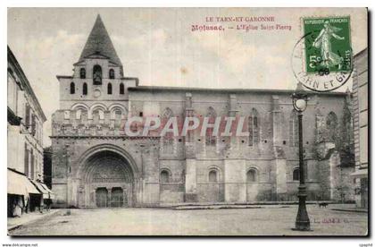 CPA Moissac L eglise Saint Pierre