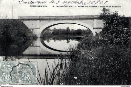 D79 - MONCOUTANT - VALLEE DE LA SEVRE < VUE DU PONT DE LA SABLIERE