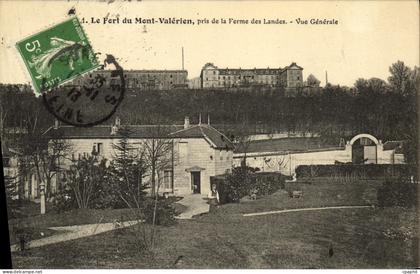CPA Le Fort du Mont Valerien Pris de La Ferme des Landes Vue Generale