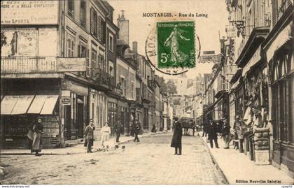 Montargis CPA Rue du Long