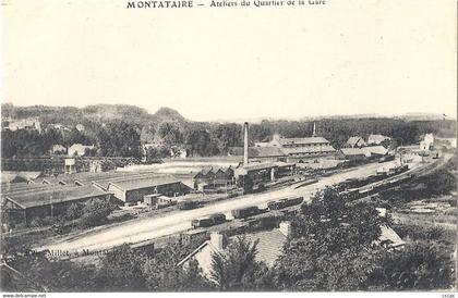 CPA Montataire Ateliers du Quartier de la Gare