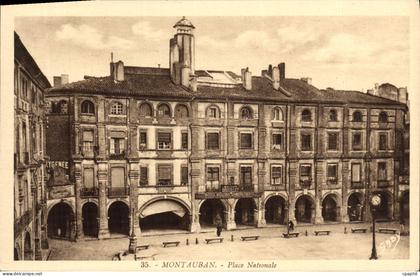 CPA Montauban Place Nationale