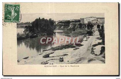 CPA Montauban Quai de la Mondoune