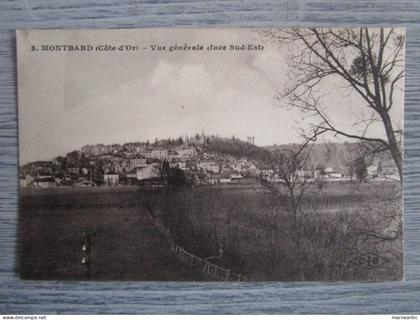 Cpa Montbard (21) vue générale face sud-est