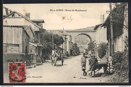 CPA Aubin, Route de Montbazens