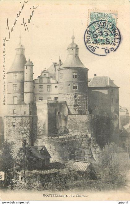 CPA Montbeliard Le Chateau