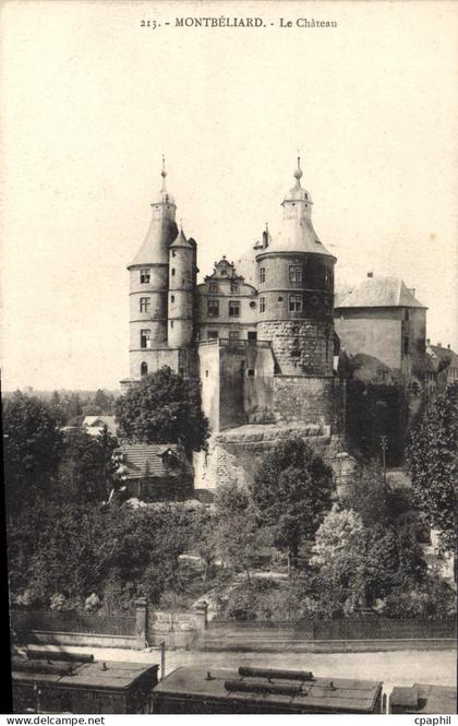 CPA Montbeliard Le Chateau