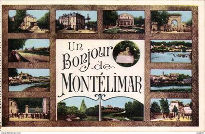 CPA Montelimar Un bonjour
