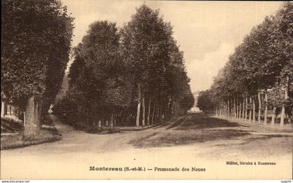 CPA Montereau Promenade des Noues