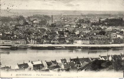 Montereau CPA Vue panoramique