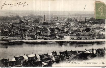Montereau - Vue Panoramique - CPA
