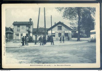 cpa du 93 Montfermeil -  la Barrière blanche  ..  LION6