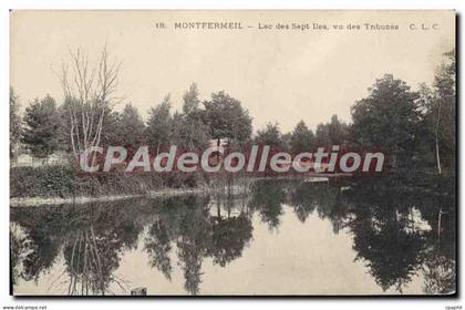 CPA Montfermeil Lac Des Sept Iles Vu Des Tribunes