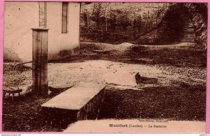 40 - B35527CPA - MONTFORT - La fontaine - Très bon état - LANDES