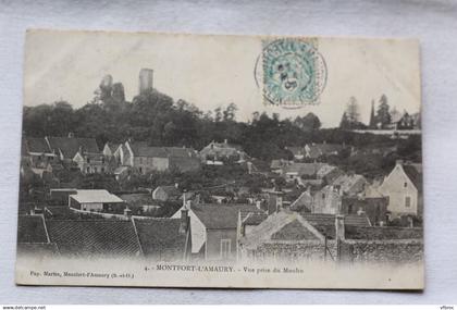 Cpa 1906, Montfort l'Amaury, vue prise du moulin, Yvelines 78