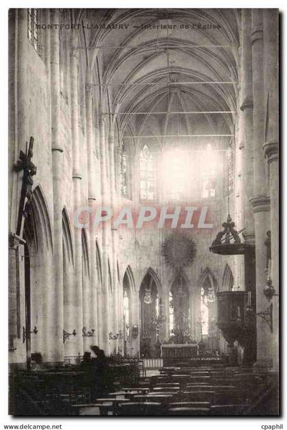 Montfort L'Amaury - L'Eglise - CPA