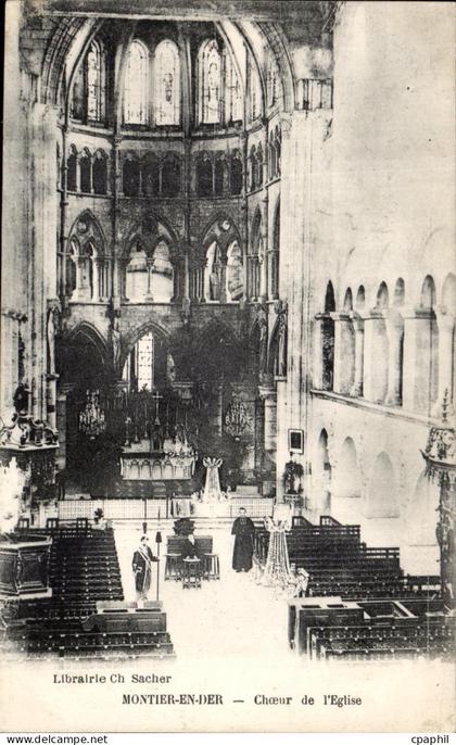 CPA Montier En Der Choeur de l'Eglise