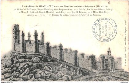 CPA-Carte postale France   Montlhery  Château  illustration VM52877