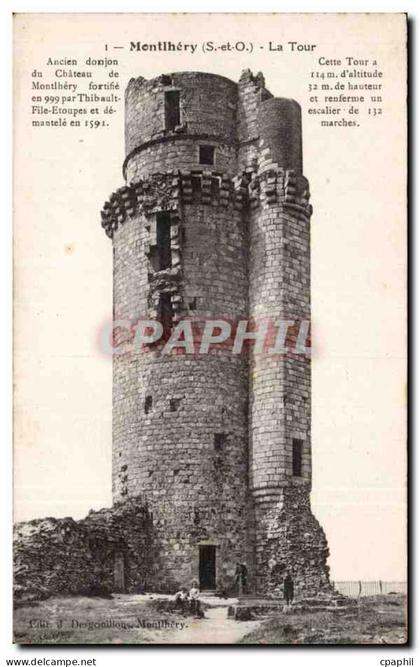 CPA La tour de Montlhery