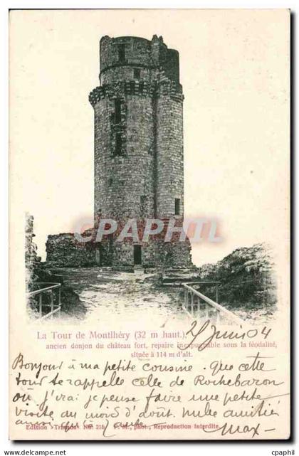 CPA Montlhery La tour