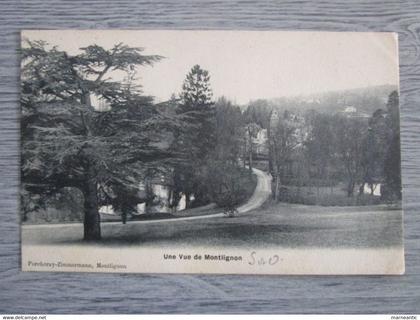 cpa Montlignon(95)une vue de Montlignon