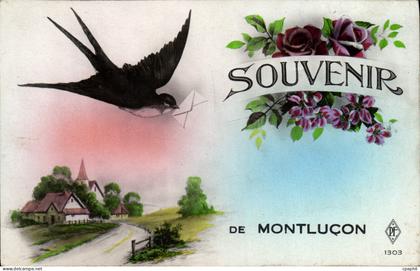 CPA Souvenir de Montlucon