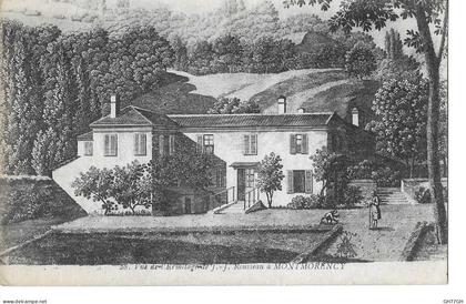 CPA MONTMORENCY -ermitage J.J. Rousseau