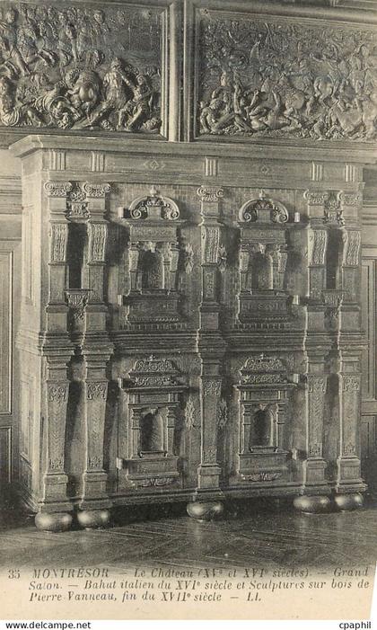 CPA Montresor Le Chateau (XVe et XVIe Siecles) Grand Salon
