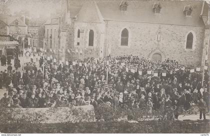 Montreuil-sous-Bois 93 - Montreuil-sur-Seine ? - Carte-photo - Fête des Poilus Place Eglise 1er Novembre 1917