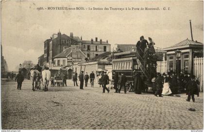 Montreuil sous Bois - La Station des Tramways
