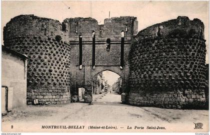 CPA  Carte Postale   France Montreuil-Bellay Porte Saint Jean   VM98255