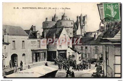 Montreuil Bellay CPA La place