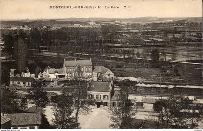 Montreuil sur Mer - La Gare - CPA