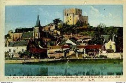 41 - MONTRICHARD - VUE GENERALE - LE DONJON