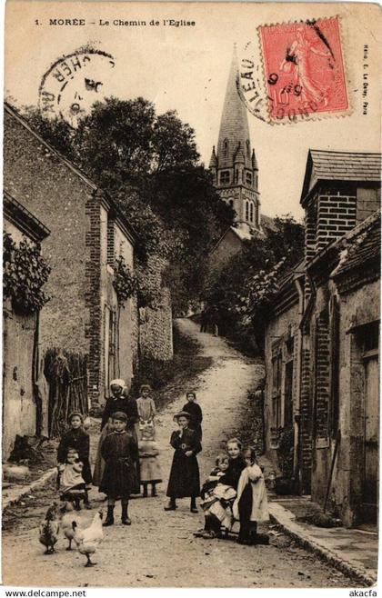 CPA MORÉE - La Chemin de l'Église (208540)