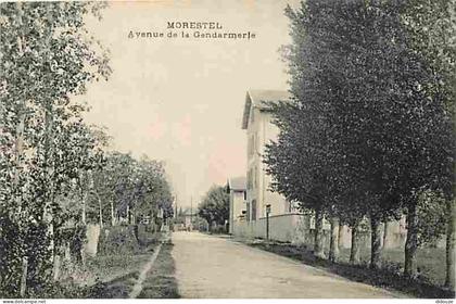 38 - Morestel - Avenue de la Gendarmerie - CPA - Voir Scans Recto-Verso