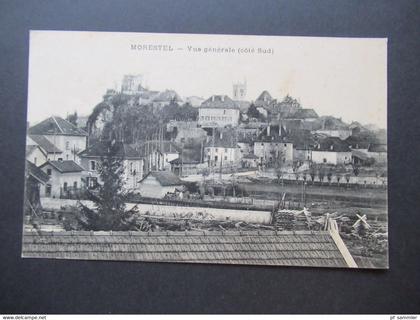 AK Frankreich um 1920 Morestel Vue generale (cote Sud) mit Burg / Festung