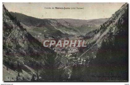 Entree de Morez Jura - CPA