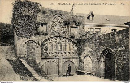 CPA Morlaix Fontaine des Carmelites