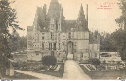 CPA Mortree (Orne) Chateau d'O Entree Principale