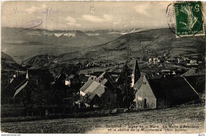 CPA Dauphine - Ligne de La MURE - La Motte d'Aveillans et la chaine (583792)