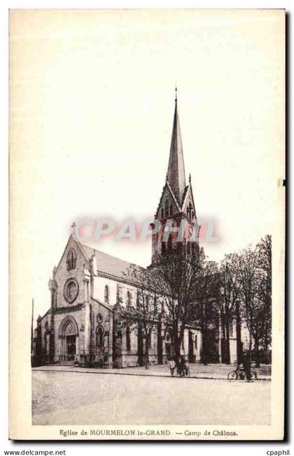 CPA Mourmelon Le Grand Eglise de Camp de Chalons