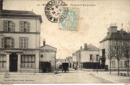 Mourmelon le Grand CPA Entree de la rue du Genie