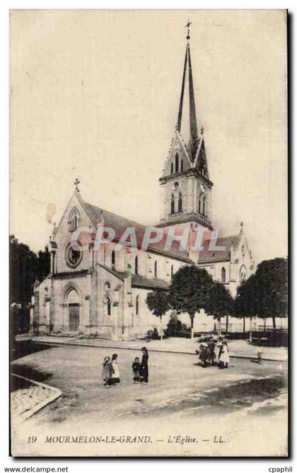 Mourmelon le Grand CPA L'eglise
