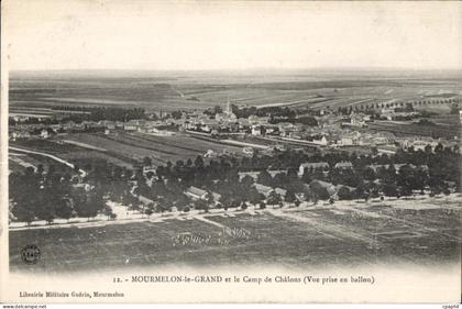Mourmelon le Grand et le Camp de Chalons Vue Prise en ballon