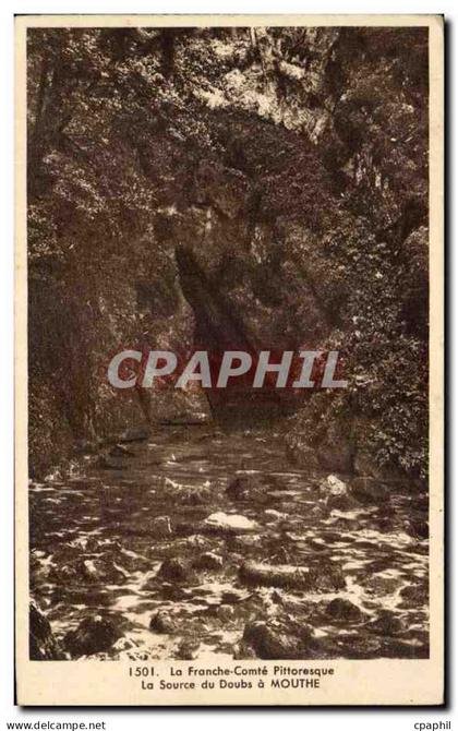 CPA La Franche Comte Pittoresque La Source Du Doubs A Mouthe